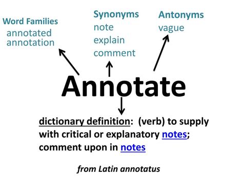 anote definition|define annotate.